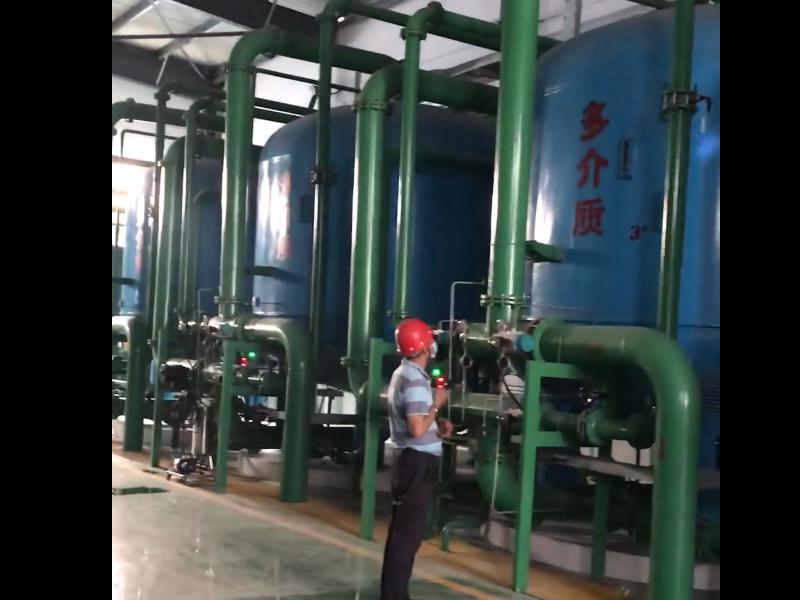 石英砂濾料施工現(xiàn)場